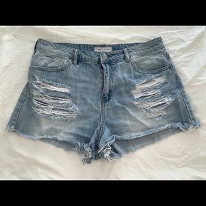 PacSun High-Waisted Jean Shorts